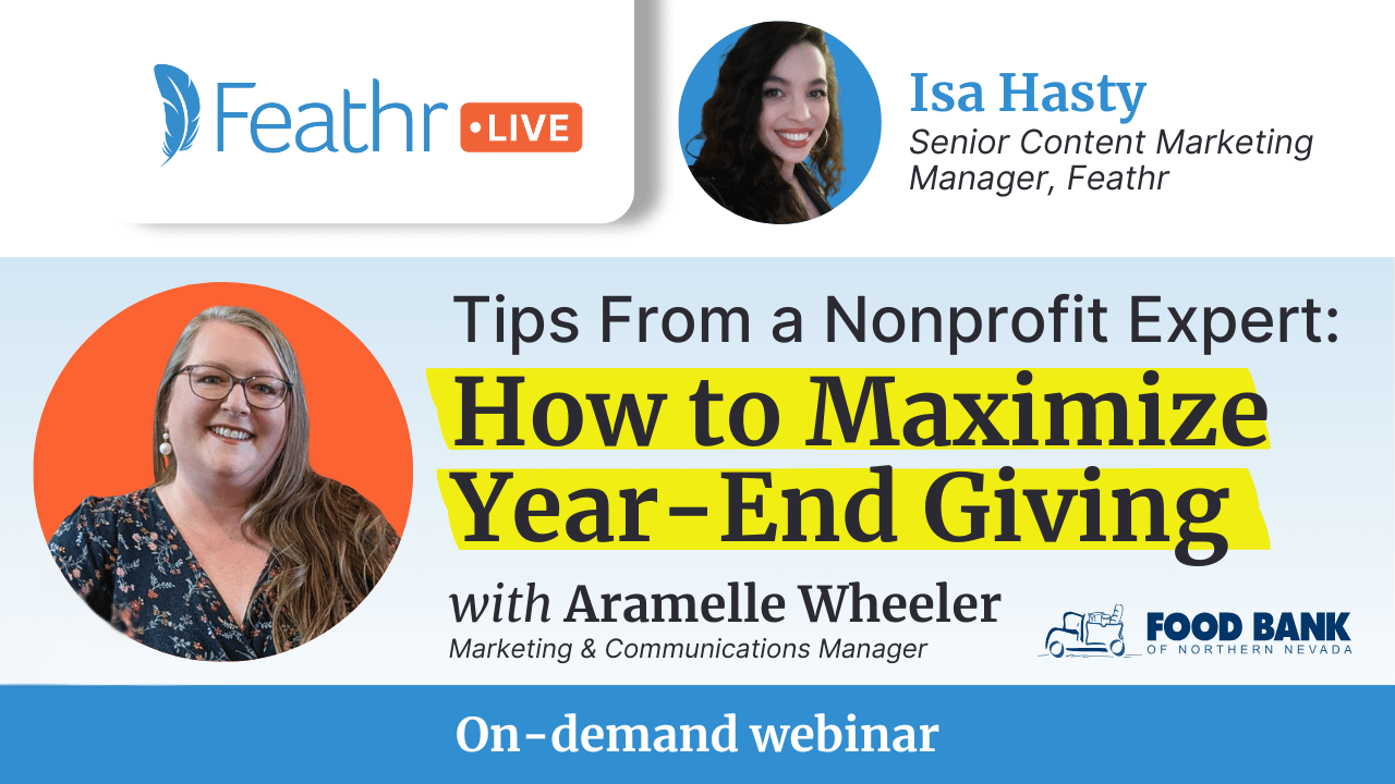 Text Graphic: Tips from a nonprofit expert: How to maximize year-end giving